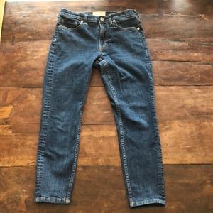 Everlane dark rinse ankle jeans